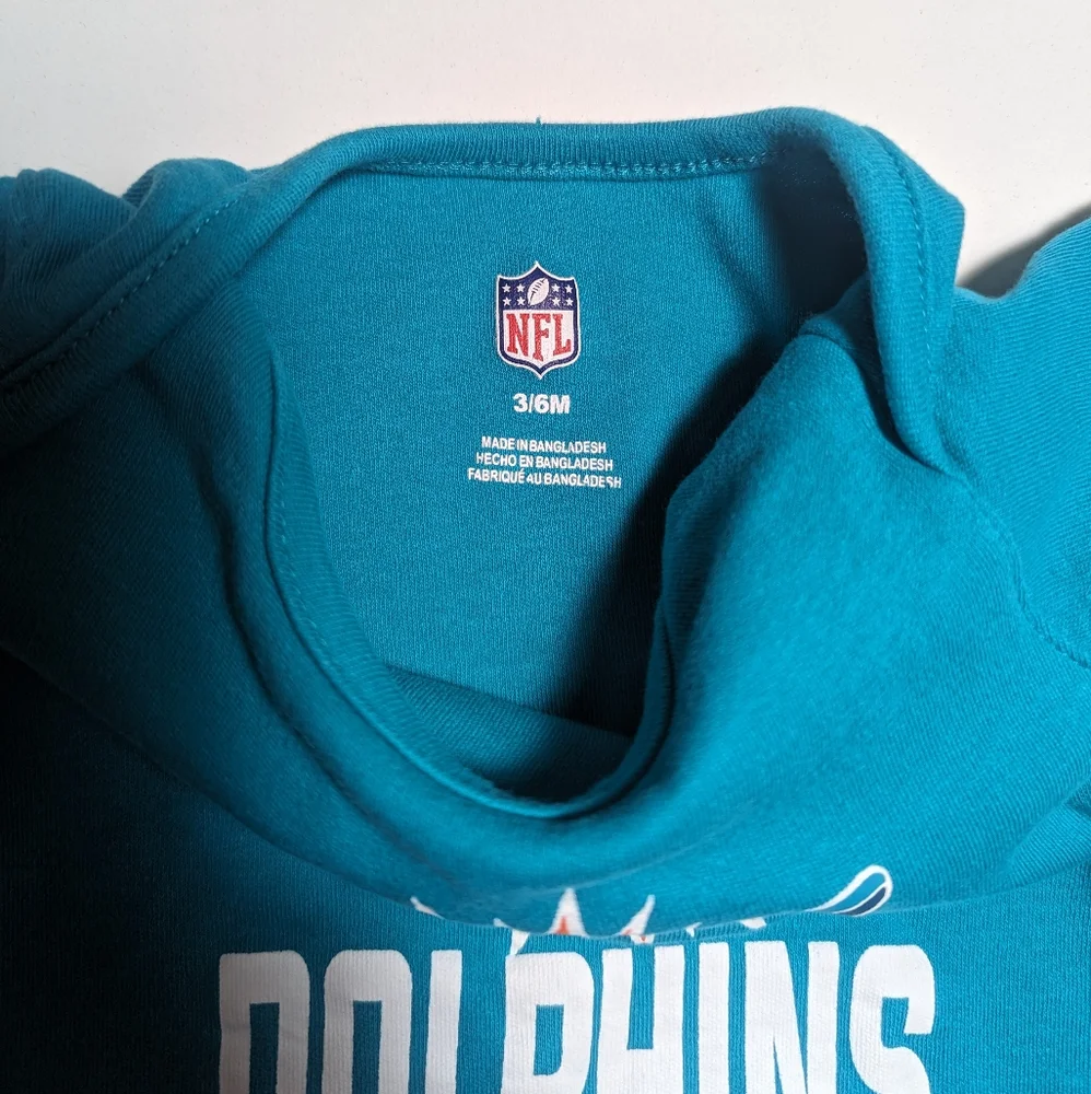 NFL Miami Dolphins 3-6M Onesie - Picture 3 of 4